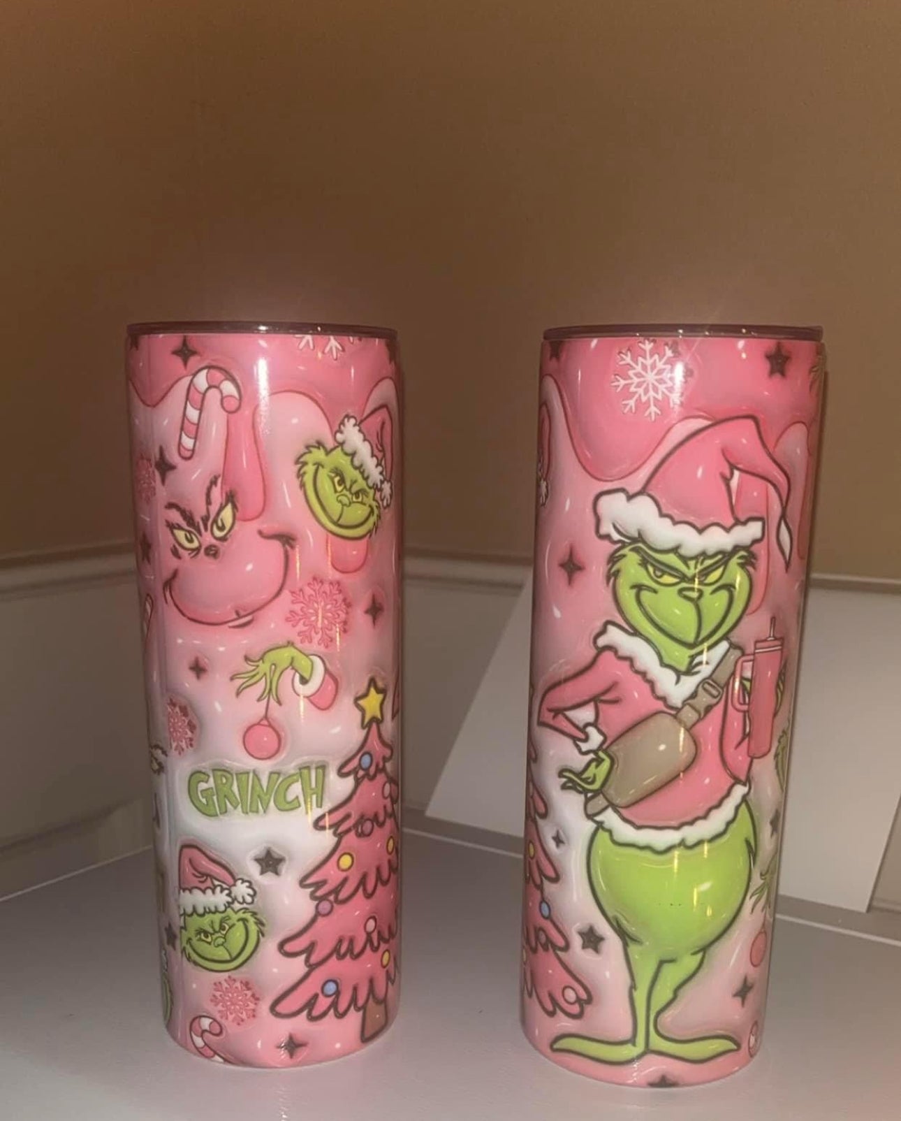 Grinch in pink