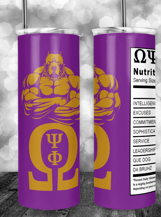 20 oz Tumblers-Fraternity/Sorority
