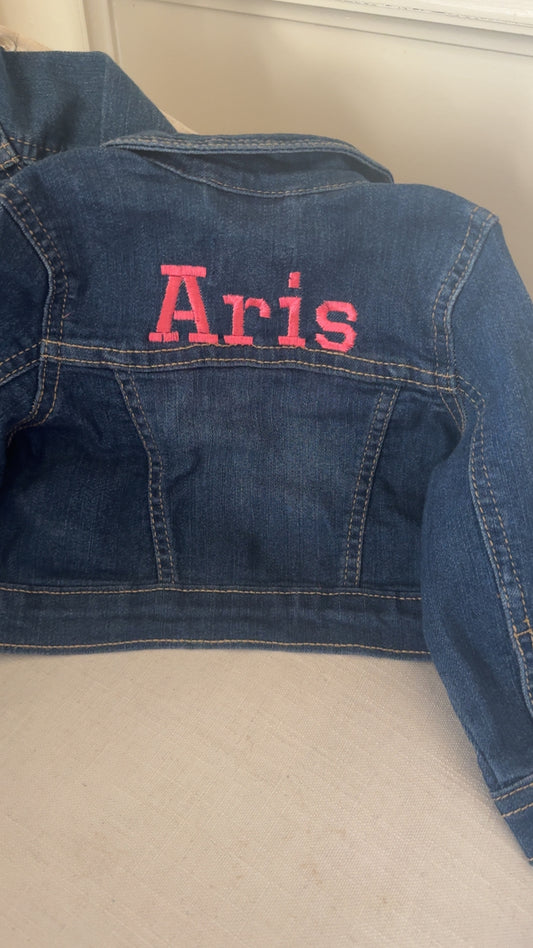 Monogrammed Jean Jackets